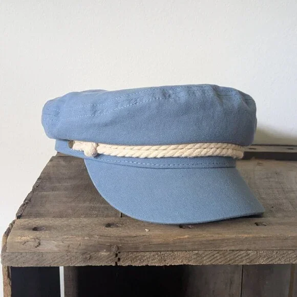 Brixton Blue Fiddler Cap Size Small Womens - Picture 3 of 4